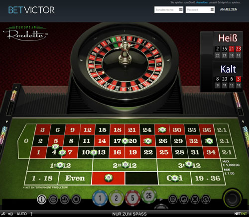 Roulette-Tisch