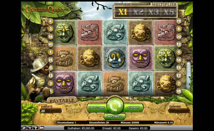 Gonzo's Quest Automatenspiel