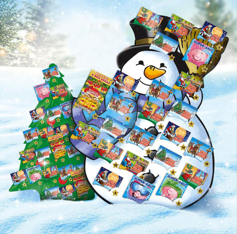 Rubbellos Adventskalender